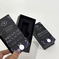 Boîte d'emballage pour cartouches de 1/2 gramme sur mesure, boîtes d'emballage en carton avec logo UV imprimé, boîtes vides pour cartouches de 1 ml, CR