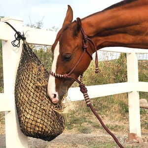 ตาข่ายหญ้าโพลีเอสเตอร์ไร้ปม ทนทานต่อการกัดแทะ สีเขียว สำหรับปศุสัตว์ ฟาร์มปศุสัตว์ และการให้อาหารม้า - Product Image 6