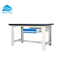 Table d'établi en acier robuste personnalisée tiroirs de rangement verrouillables réglables pour une utilisation traditionnelle en entrepôt d'atelier de garage