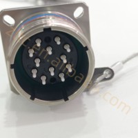 Connecteurs circulaires standard série ZLTC D38999 ARINC801 12 noyaux prise et prise J599A8/26KF12N assemblage de câble à fibre optique