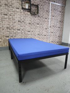 Moderno Design durevole Full-Size singolo e doppio metallo piattaforma telaio del letto per uso camera da letto Hotel - Product Image 3