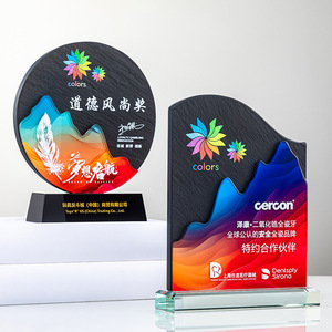 Crystal Trophy Laser Engraved Digital Printing Durable Award Supplies Business <b>Gifts</b> - Product Image 4