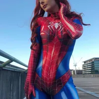 Superieure Spider-Man Kostuum Spandex Halloween Cosplay Spiderman Zentai Pak Nieuwe