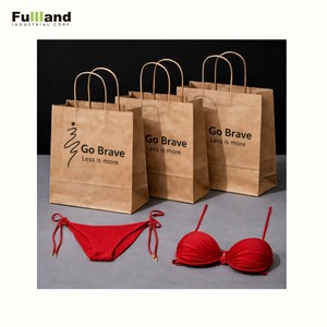 Wholesale Reusable Retail Shopping <b>Bag</b> Hot selling Custom Retail Kraft Paper <b>Bag</b> - Product Image 5