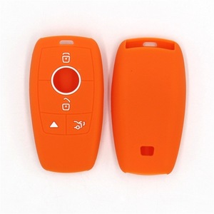 Cổ phiếu nhà máy 4-nút Silicone chìa khóa xe trường hợp bìa cho New Mercedes-<span class=keywords><strong>Benz</strong></span> mềm chìa khóa xe chủ cao su món quà mới lạ - Product Image 4