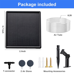 Placa Difusora para Bomba de Aire de Acuario, Bandeja de Salida de CO2 Perforada, Decoración Cuadrada Negra Antiadherente para Acuario con Accesorios - Product Image 2