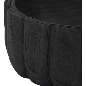 Ciotola decorativa in legno con bordo smerlato per centrotavola da caffè, decorazione per la casa, la cucina e il soggiorno - Product Image 3