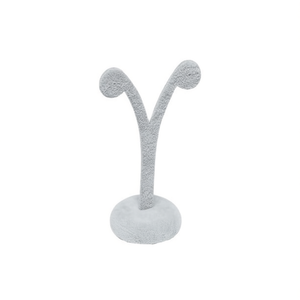 Single Bean Sprout <b>Earring</b> <b>Holder</b> 13cm Gray Jewelry Display Stand - Product Image 1