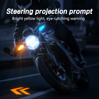 Feux de clignotants de moto, lumière LED dynamique RGB, étanche, frein jaune clignotant, avertissement, vente en gros de feux de moto électriques