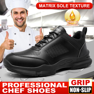 Zapatos de Trabajo Diansen Ligeros, Antideslizantes, de Corte Bajo, con Puntera de Acero, para Enfermeras y Chefs, de la Mejor Calidad, Transpirables e Impermeables, Modelo DS63 - Product Image 3