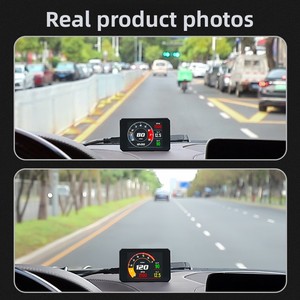 2025 plus récent OBD2 affichage de la tête P16s jauge numérique vitesse température de l'eau mètre écran TFT multi-fonction <span class=keywords><strong>HUD</strong></span> pour voitures horloge - Product Image 5
