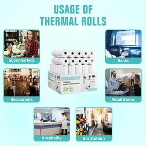 Rollo de Papel Térmico Premium de 3 1/8" X 230 pies, Papel para Recibos de 3-1/8 X 230 para Máquinas POS, Libre de BPA, Vida Útil de la Imagen de 3-5 Años - Product Image 3