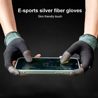 Guantes para Juegos Nintendo Switch, Antideslizantes y Antiarañazos para PUBG, Call of Duty, LOL