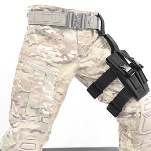 ซินแอร์ซอฟท์ 600D กระเป๋าใส่แม็กกาซีนไนลอนกันน้ำ แบบสามช่อง ติดตั้งที่ขา ระบบปลดเร็ว วัสดุโพลีเอสเตอร์ 600D ใช้ร่วมกับระบบโมลล์ได้ - Product Image 2