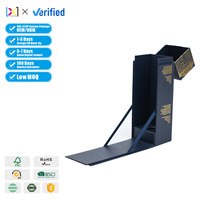 Boîte cadeau de luxe en carton rigide personnalisée pour vin - Conception à ouverture coulissante avec estampage à chaud doré pour l'emballage du vin