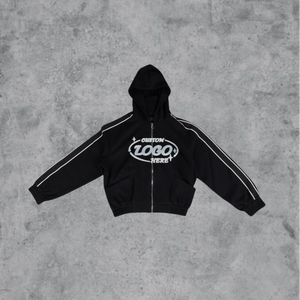 Conjunto de 2 Piezas de Ropa Deportiva para Hombre, Sudadera con Capucha y Pantalones Deportivos, Logotipo Desgastado, Estilo Vintage, Conjunto de Jogger de Algodón - Product Image 3