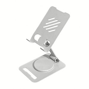 Hollow Panel Design 180 Adjustable 360 Rotatable Metal Material Sturdy Durable Foldable Magnetic Desk Living Easy Carry - Product Image 1