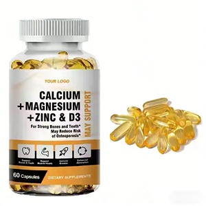 | | En stock | | |   Capsules molles multivitaminées et minérales D3 Calcium Magnésium Zinc pour la santé osseuse, le soutien immunitaire et la relaxation musculaire - Product Image 3
