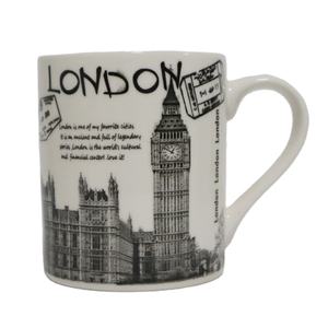 Sublimation Custom Logo Printed Porcelain Coffee <strong>Mugs</strong> Blank Color Ceramic <strong>Mugs</strong> 18oz <strong>London</strong> City <strong>Mug</strong> - Product Image 1
