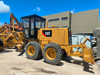 Niveleuse d'occasion Marque CAT 140K Japon en bon état Niveleuse CAT 140k niveleuse sur pneus Caterpillar d'occasion à vendre en stock