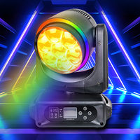 Lampu LED Bee Eye Moving Head 350W 7x40W RGBW 4in1 DMX512 25CH 26CH 30CH 58CH Efek Wash Strobe untuk DJ Pesta Pernikahan Klub