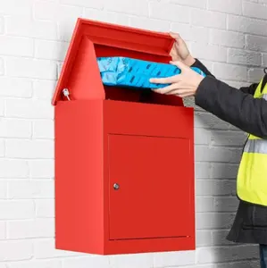 Fabriek Beste Prijs Rvs Metalen Mailbox Doos Gegalvaniseerd Staal Appartement Smart Pakket Box