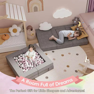 Sofá de juego infantil personalizado, sofá de piso segmentado, tapete combinable de bloques de construcción grandes para niños - Product Image 5