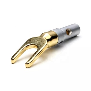 Conectores de Cable de Audio de Latón Personalizados OEM, Piezas de Mecanizado CNC de Alta Precisión para Equipos de Audio - Product Image 2
