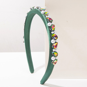 New Multicolor Pearl Rhinestone Headband <strong>Alice</strong> <strong>Band</strong> Jeweled <strong>Hair</strong> Hoop Embellished <strong>Hair</strong> <strong>Band</strong> for Women Party Wedding - Product Image 4
