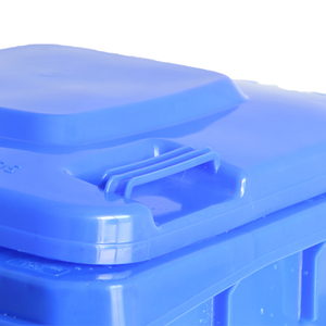 plastic trash bin high strength outdoor trash can garbage can