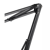 Support de téléphone portable universel Rayyu à bras métallique réglable et base cellulaire robuste à col long – Compatible avec la plupart des tailles de smartphones et tablettes