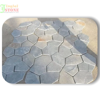 YUAN QUAN Revêtement mural en ardoise naturelle moderne effet rouillé, dalles de pavé intérieures, carreaux de sol polis, fendus et affûtés pour extérieur