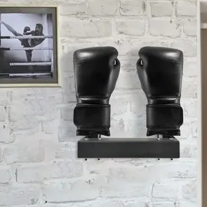 Jh-mech eldiven depolama raf asılı eldiven ekran standı Metal duvar montaj boks eldiven raf spor eğitimi için tesis
