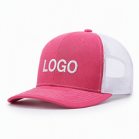 Casquettes de baseball personnalisées OEM avec logo brodé 3D, casquettes vierges à face en mousse, commande en gros, casquettes à dos en maille