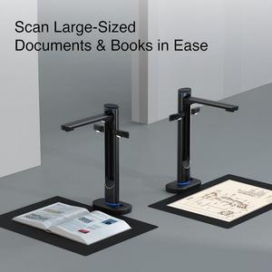เครื่องสแกนหนังสือขนาดใหญ่ A2 พร้อมเซ็นเซอร์ CMOS คู่ 48MP เครื่องสแกนแบบตั้งโต๊ะความเร็วสูงสำหรับ Windows และ MacOS - Product Image 2