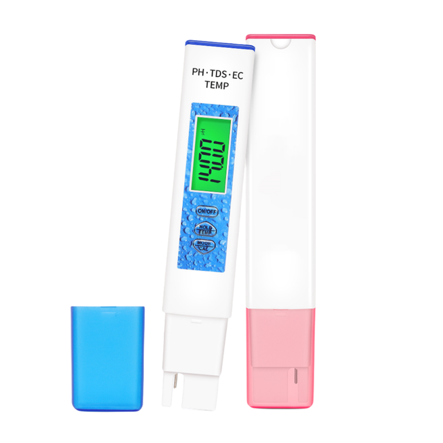 4 1 Handheld Water Quality for Test Pen TDS Meter PH Detector Temperature Reading for Aquariums Electronic Plastic 1 Year