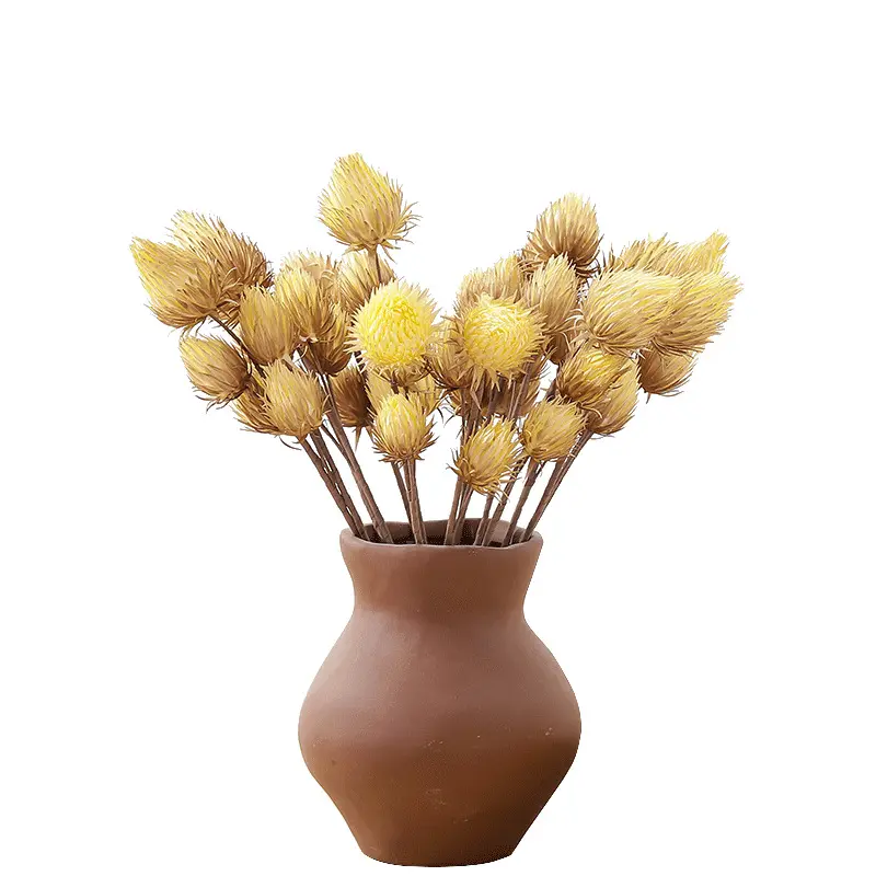 Высококачественное искусственное растение ZHUOOU с 3 головками, декоративное растение из вспененного этилвинилацетата, искусственное растение для украшения дома