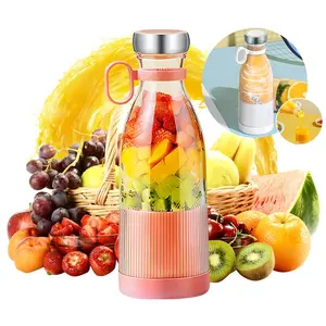 Rechargeable USB Electric Juice Bottle Blenders Best Mini Cup Machine Portable Juicer Mixer Blender Kitchen