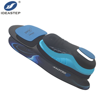 Semelles orthopédiques pour hommes IDEASTEP anti-fatigue, confortables, de qualité, avec double gel absorbant les chocs, légères, pour le sport