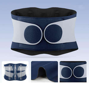 Ceinture de soutien lombaire ultra-fine et légère pour hommes et femmes, soulagement des douleurs lombaires et de la sciatique, à porter sous les vêtements, soutien de la posture - Product Image 2