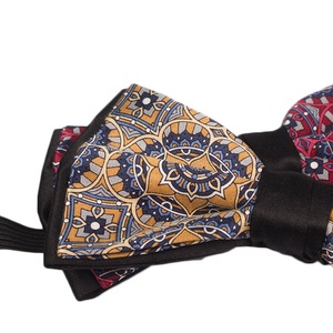 โบว์ผ้าไหมลายทางสีทองของพี่น้องออกแบบโลโก้ได้เอง - Product Image 4