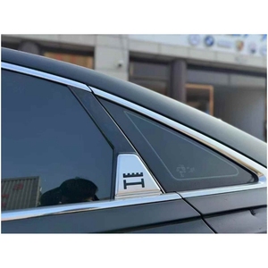 Pour <span class=keywords><strong>Audi</strong></span> <span class=keywords><strong>A8</strong></span> D5/D5PA 2019-2024, plaque latérale de modification de l'emblème arrière du montant D, style Horch, en ABS, nouvelle version - Product Image 4