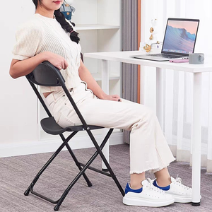 Sedia Pieghevole in Metallo e <span class=keywords><strong>Plastica</strong></span> - <span class=keywords><strong>Arredo</strong></span> <span class=keywords><strong>Esterno</strong></span> Confortevole e Impermeabile per Banchetti, Ristoranti ed Eventi su Larga Scala - Product Image 6