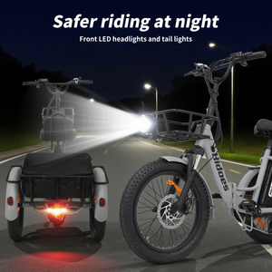 Bicicleta de Tres Ruedas Hidoes T2 48V 17.4Ah con Motor sin Escobillas de 7 Velocidades y Batería de Litio, Lista para Enviar desde Almacén en Europa - Product Image 6