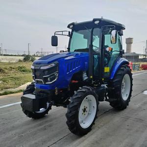 Tracteur agricole 4x4 bleu avec transmission par engrenages et moteur haute productivité pour usage agricole - Product Image 3