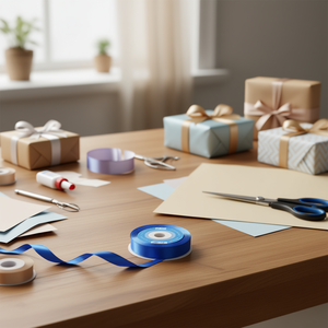 Cinta de Raso Ilan de 0.6m x 25Y, Azul Brillante D19 - Product Image 3