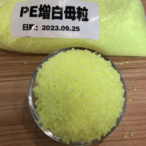 PE PP beyazlatma parlatıcı Masterbatch Rongfeng plastik fabrika özel Masterbatch granülleri kaynağı kökenli ambalaj 25kgs ROHS