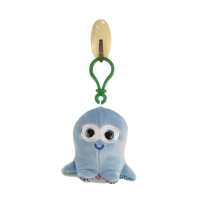Pequeños llaveros de animales marinos de peluche juguetes de pulpo ballena púrpura delfín juguetes de peluche llavero hecho a medida fábrica de juguetes de peluche - Product Image 3