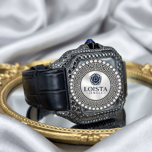 Superbe montre en acier inoxydable avec mouvement à quartz ETA, sertie de diamants Moissanite, disponible en gros pour l'exportation - Prix LOISTA - Product Image 3