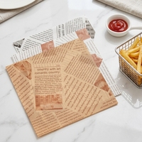 Rouleau de papier sulfurisé jetable personnalisé, imprimé, imperméable et résistant à la graisse, pour emballage alimentaire, impression numérique, revêtement PE simple face
